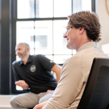 Pioneer employees engaging and interacting while working
